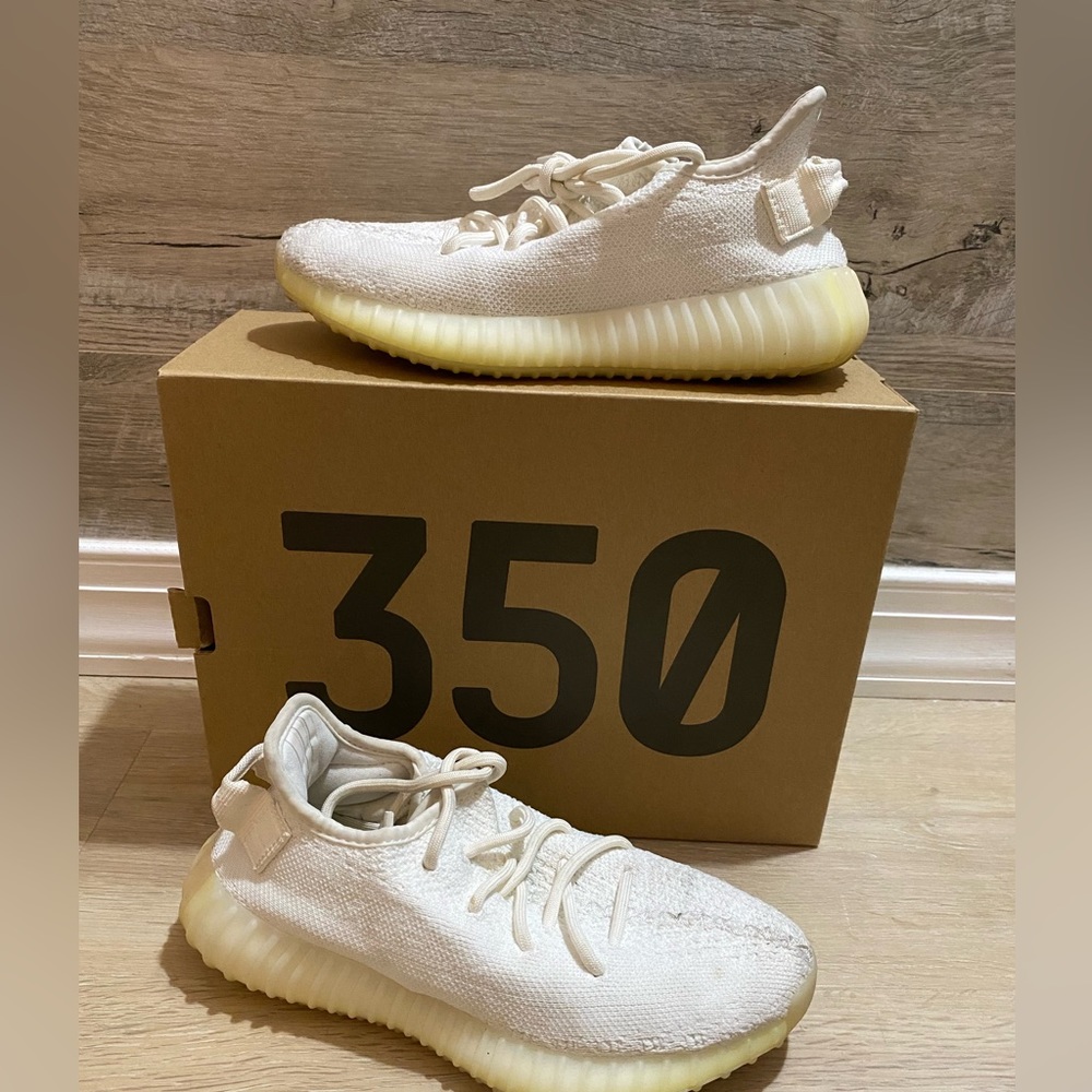 Cream white Yeezys